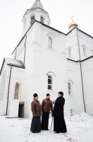 Рабочий визит в строящийся храм святителя Кирилла Туровского г.Светлогорска