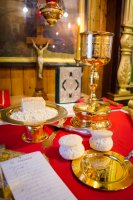 Божественная литургия в храме Покрова Пресвятой Богородицы д.Еремино