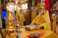 Божественная литургия в храме Покрова Пресвятой Богородицы д.Еремино