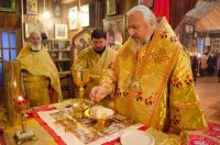 Божественная литургия в храме Покрова Пресвятой Богородицы д.Еремино