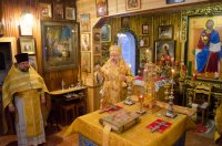 Божественная литургия в храме Покрова Пресвятой Богородицы д.Еремино