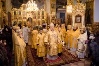 Божественная литургия в день 50-летнего юбилея Преосвященного Стефана Божественная литургия в день 50-летнего юбилея Преосвященного Стефана