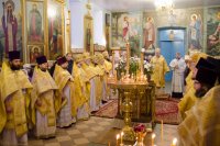 Божественная литургия в день 50-летнего юбилея Преосвященного Стефана Божественная литургия в день 50-летнего юбилея Преосвященного Стефана