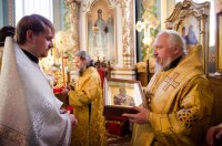 Божественная литургия в день 50-летнего юбилея Преосвященного Стефана Божественная литургия в день 50-летнего юбилея Преосвященного Стефана