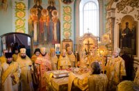 Божественная литургия в день 50-летнего юбилея Преосвященного Стефана Божественная литургия в день 50-летнего юбилея Преосвященного Стефана