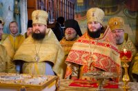 Божественная литургия в день 50-летнего юбилея Преосвященного Стефана Божественная литургия в день 50-летнего юбилея Преосвященного Стефана