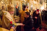 Вечернее богослужение с чтением акафиста Пресвятой Владычице нашей Богородице Вечернее богослужение с чтением акафиста Пресвятой Владычице нашей Богородице