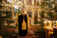 Вечернее богослужение с чтением акафиста Пресвятой Владычице нашей Богородице Вечернее богослужение с чтением акафиста Пресвятой Владычице нашей Богородице