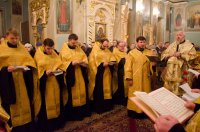 Вечернее богослужение с чтением акафиста Пресвятой Владычице нашей Богородице Вечернее богослужение с чтением акафиста Пресвятой Владычице нашей Богородице