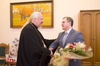 Председатель Гомельского облисполкома поздравил Преосвященного Стефана с 50-летним юбилеем