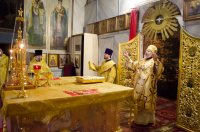 Божественная Литургия в день пострига Преосвященного Стефана