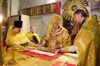 Божественная Литургия в день пострига Преосвященного Стефана