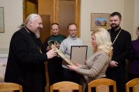 Представители городских властей, главы районных администраций г.Гомеля, руководители отделов Гомельского городского исполнительного комитета и отдельных служб и структур города поздравили Преосвященнейшего Стефана с 50-летием Представители городских властей, главы районных администраций г.Гомеля, руководители отделов Гомельского городского исполнительного комитета и отдельных служб и структур города поздравили Преосвященнейшего Стефана с 50-летием