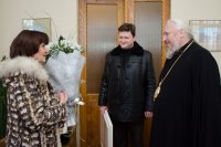 Представители городских властей, главы районных администраций г.Гомеля, руководители отделов Гомельского городского исполнительного комитета и отдельных служб и структур города поздравили Преосвященнейшего Стефана с 50-летием Представители городских властей, главы районных администраций г.Гомеля, руководители отделов Гомельского городского исполнительного комитета и отдельных служб и структур города поздравили Преосвященнейшего Стефана с 50-летием