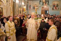 Праздничная Божественная литургия в праздник Рождества Христова