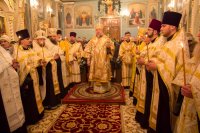 Всенощное бдение в канун дня памяти первомученика и архидиакона Стефана