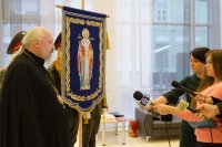 Преосвященный Стефан вручил хоругвь Управлению Следственного комитета Республики Беларусь по Гомельской области (ОБНОВЛЕНО) Преосвященный Стефан вручил хоругвь Управлению Следственного комитета Республики Беларусь по Гомельской области (ОБНОВЛЕНО)