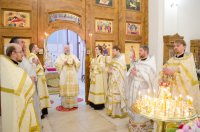 Божественная литургия в храме иконы Божией Матери "Грузинская" г.Гомеля