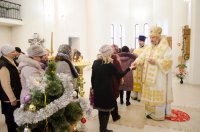 Божественная литургия в храме иконы Божией Матери "Грузинская" г.Гомеля