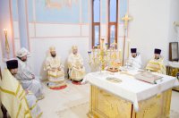 Божественная литургия в храме иконы Божией Матери "Грузинская" г.Гомеля