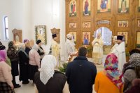 Божественная литургия в храме иконы Божией Матери "Грузинская" г.Гомеля