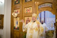 Божественная литургия в храме иконы Божией Матери "Грузинская" г.Гомеля