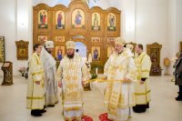 Божественная литургия в храме иконы Божией Матери "Грузинская" г.Гомеля