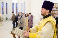 Божественная литургия в храме иконы Божией Матери "Грузинская" г.Гомеля