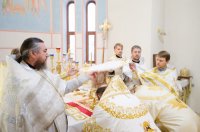 Божественная литургия в храме иконы Божией Матери "Грузинская" г.Гомеля