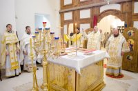 Божественная литургия в храме иконы Божией Матери "Грузинская" г.Гомеля