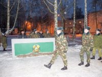 Священнослужитель поздравил новобранцев с Рождеством Христовым