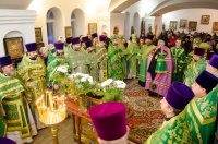 Божественная литургия в день памяти прп. Серафима Саровского