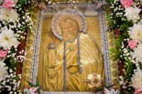 Божественная литургия в день памяти прп. Серафима Саровского