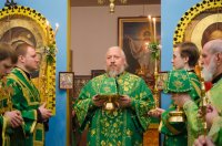 Божественная литургия в день памяти прп. Серафима Саровского