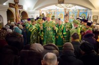 Божественная литургия в день памяти прп. Серафима Саровского