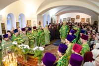 Божественная литургия в день памяти прп. Серафима Саровского