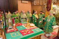 Божественная литургия в день памяти прп. Серафима Саровского