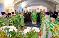 Божественная литургия в день памяти прп. Серафима Саровского