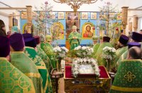 Божественная литургия в день памяти прп. Серафима Саровского