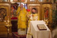 Преосвященный Стефан совершил литургию во Всехскорбященском храме г.Гомеля Преосвященный Стефан совершил литургию во Всехскорбященском храме г.Гомеля