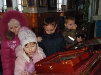 Учащиеся факультатива по Основам Православной культуры из «ГУО Гимназия г. Добруш» посетили храм Учащиеся факультатива по Основам Православной культуры из «ГУО Гимназия г. Добруш» посетили храм