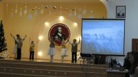 Состоялся показ театрализованной постановки, подготовленной воспитанниками воскресной школы совместно с молодежной группой храма иконы Божией Матери "Иверская"