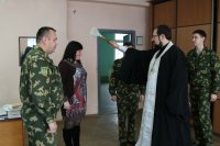 В Гомельской пограничной группе прошло торжественное мероприятие, посвященное празднику Крещения Господня