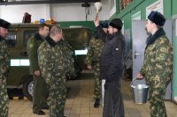 В Гомельской пограничной группе прошло торжественное мероприятие, посвященное празднику Крещения Господня