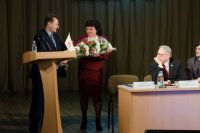 Преосвященнейший Стефан, епископ Гомельский и Жлобинский, принял участие в отчетно-выборной конференции областной организации  Белорусского Общества Красного Креста