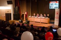 Преосвященнейший Стефан, епископ Гомельский и Жлобинский, принял участие в отчетно-выборной конференции областной организации  Белорусского Общества Красного Креста