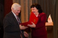 Преосвященнейший Стефан, епископ Гомельский и Жлобинский, принял участие в отчетно-выборной конференции областной организации  Белорусского Общества Красного Креста