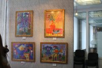 Открытие выставки « Вот мы взяли краски в руки»