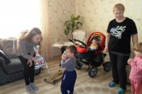 Подарки детям в детский дом семейного типа семьи Таболич