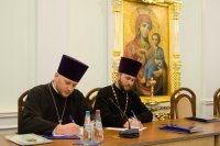 Сотрудники Информационного отдела епархии приняли участие в первом отчетном годичном собрании Синодального Информационного отдела Белорусской Православной Церкви